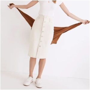 Madewell Mini Skirt Denim